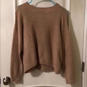 h&m dark pink soft sweater
